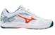 Mizuno Break Shot 3 AC 'Putih Hijau Jingga' 61GA214030