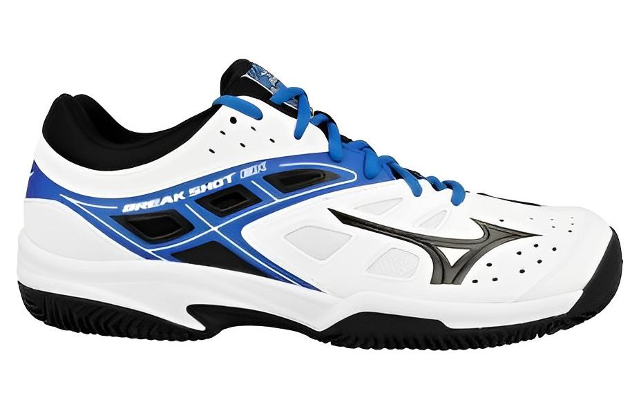 Order Mizuno Break Shot EX CC 'Putih Biru Hitam' Sneakers 61GC172509