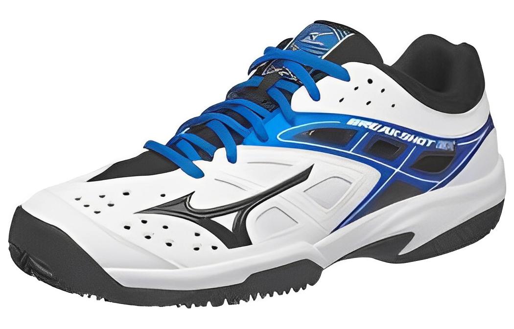 Lookbook Mizuno Break Shot EX CC 'Putih Biru Hitam' Sneakers 61GC172509