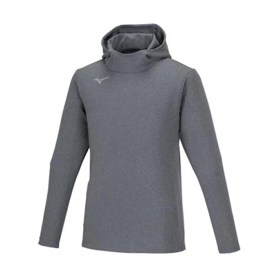Mizuno Casual Solid Color Hoodie Gray Long Sleeve 32MCA11907