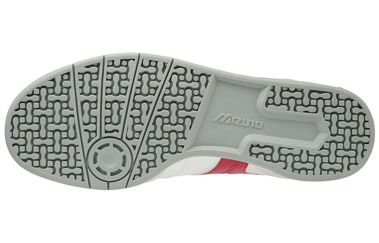 Shop Mizuno City Wind Sepatu Skateboarding Unisex Putih Merah Rendah D1GA191762