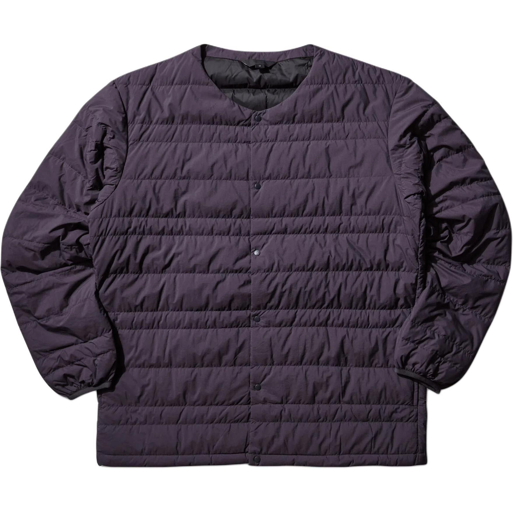 Mizuno Collarless Down Jacket in Midnight Purple B2GEB550-67