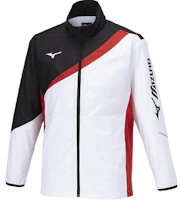 Mizuno Colorblock Logo Retro Track Jacket Unisex - White 62MEA503-96 Mizuno Colorblock Logo Retro Track Jacket Unisex - White 62MEA503-96