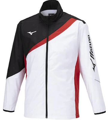 Mizuno Colorblock Logo Retro Track Jacket Unisex - White 62MEA503-96 Buy Mizuno Colorblock Logo Retro Track Jacket Unisex - White 62MEA503-96