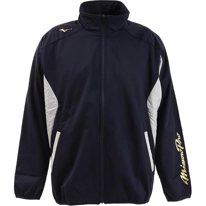 Mizuno Colorblock Navy Raglan Long Sleeve Zip Jacket Unisex 12JE8W02-14