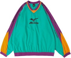 Mizuno Colorblock Raglan Long Sleeve Loose Sweatshirt Unisex K2CE0581 Mizuno Colorblock Raglan Long Sleeve Loose Sweatshirt Unisex K2CE0581