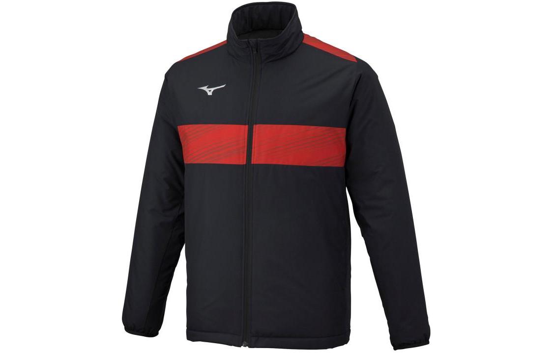 Mizuno Colorblock Slim Fit Zip Jacket Unisex - Black P2ME259096