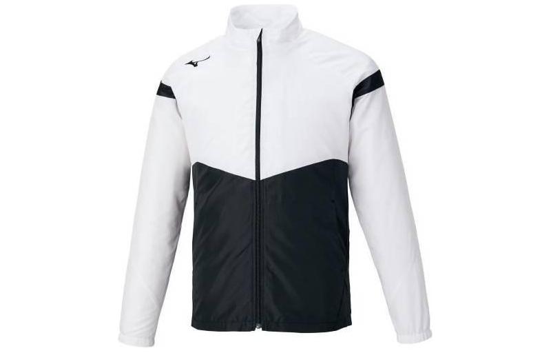Mizuno Colorblock Zip-Up Fitted Jacket Men’s White 32ME112001