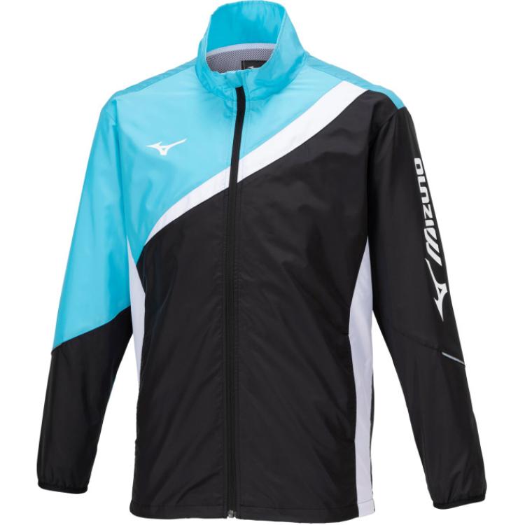 Mizuno Colorblock Zip-Up Long-Sleeve Jacket - Blue 62MEA503-92