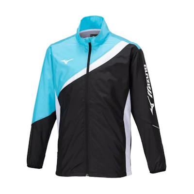 Mizuno Colorblock Zip-Up Long-Sleeve Jacket - Blue 62MEA503-92
