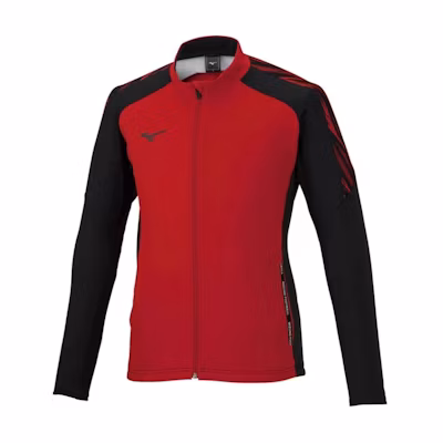 Mizuno Colorblock Zip-Up Stand Collar Jacket Unisex Red P2MC2035-62