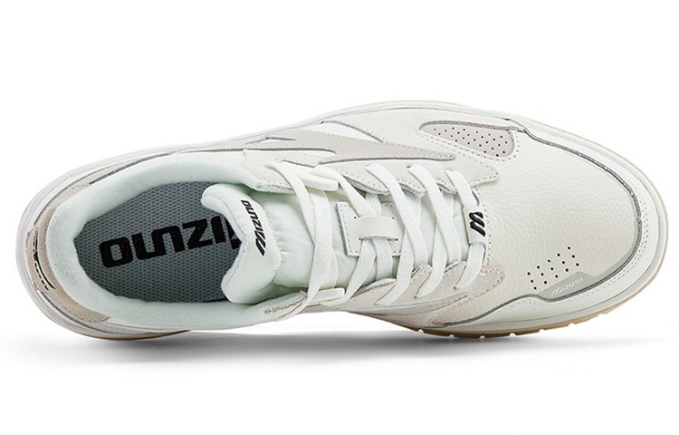 Lookbook Mizuno Court Cl Low 'Wheat Beige White' Sepatu Olahraga - Gandum Beige Putih D1GH212702