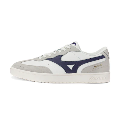 Mizuno Court Lite Cozy Minimalistic Skateboarding Shoes Unisex Gray White Blue