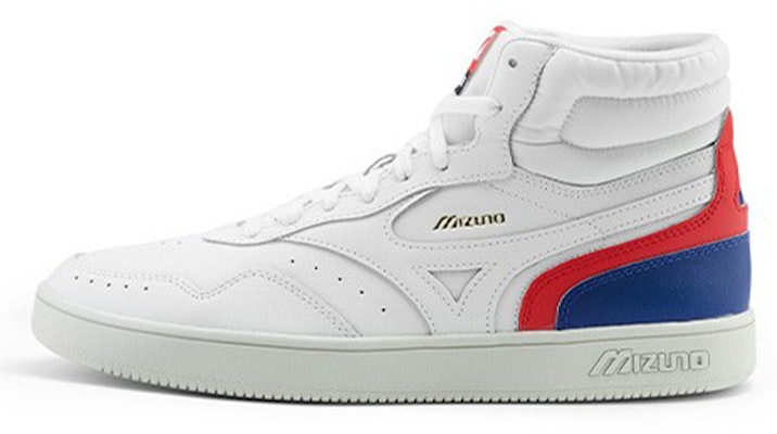 Mizuno Court Lite Mid 'White Red Blue' D1GH212802 Buy Mizuno Court Lite Mid 'White Red Blue' D1GH212802