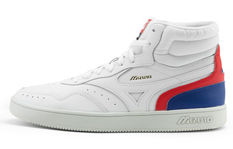 Mizuno Court Lite Mid 'White Red Blue' D1GH212802