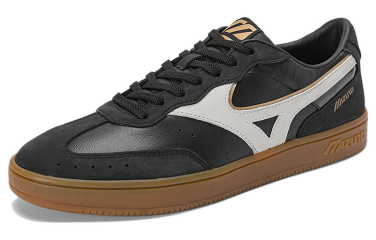 Lookbook Mizuno Court Lite S 'Black White Brown' D1GH223201