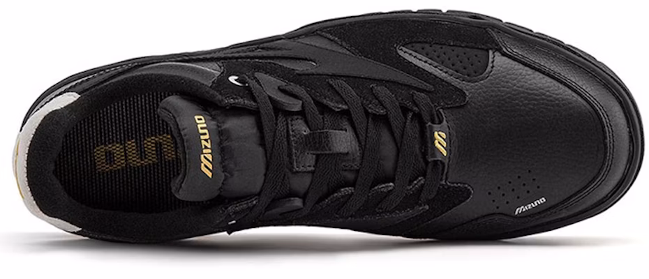 Mizuno Court Cl Low 'Black Gold' D1GH212703 Lookbook Mizuno Court Cl Low 'Black Gold' D1GH212703