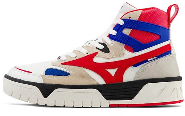 Mizuno Court Cl Mid 'White Red Black' D1GH212604 Buy Mizuno Court Cl Mid 'White Red Black' D1GH212604