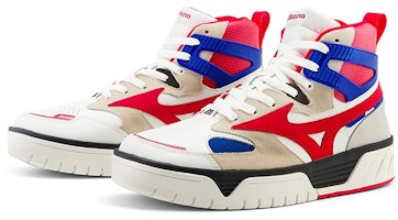 미즈노 코트 셀렉트 미드 '화이트 레드 블루' D1GH212604 Order 미즈노 코트 셀렉트 미드 '화이트 레드 블루' D1GH212604