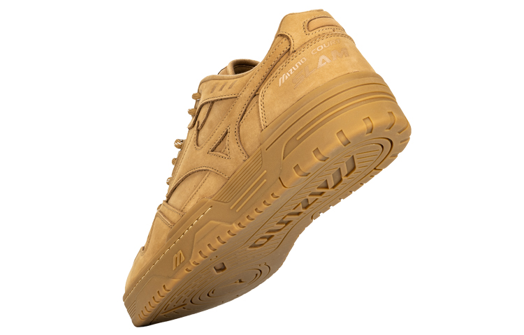 Lookbook 美津濃 Court slams 防滑耐磨 低筒 板鞋 男女同款 棕色