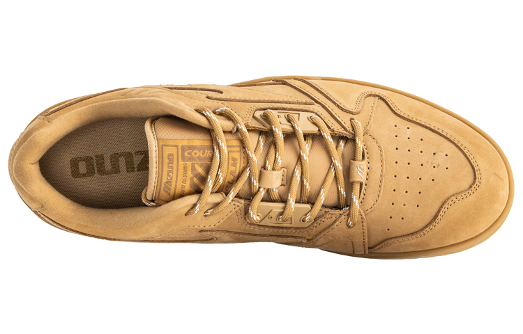 Shop 美津濃 Court slams 防滑耐磨 低筒 板鞋 男女同款 棕色