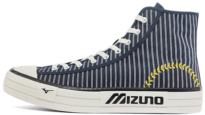 Mizuno Courts High Top Kanvas 'Jalur Navy' D1GH220702 Buy Mizuno Courts High Top Kanvas 'Jalur Navy' D1GH220702