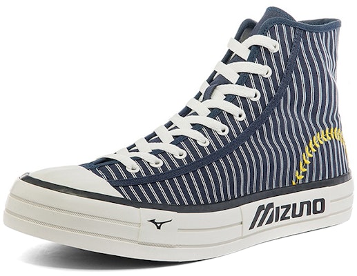 Mizuno Courts High Top Kanvas 'Jalur Navy' D1GH220702 Order Mizuno Courts High Top Kanvas 'Jalur Navy' D1GH220702