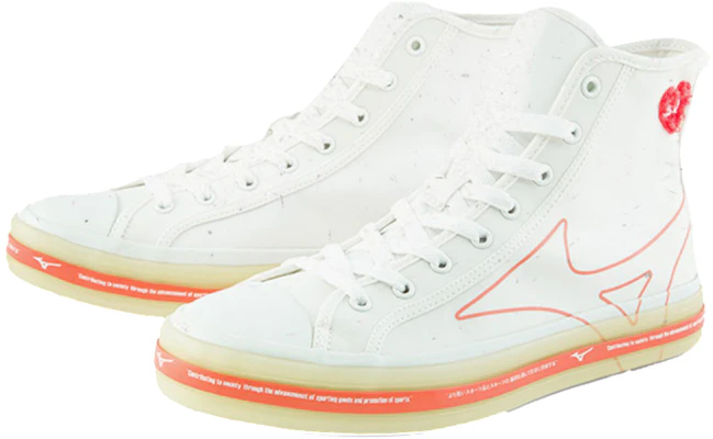 Mizuno Courts Msq High-Top Sneakers Wit/Oranje D1GH214402 Order Mizuno Courts Msq High-Top Sneakers Wit/Oranje D1GH214402