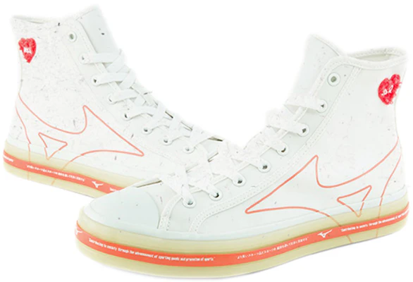 Mizuno Courts Msq High-Top Sneakers Wit/Oranje D1GH214402 Lookbook Mizuno Courts Msq High-Top Sneakers Wit/Oranje D1GH214402