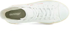 Shop Mizuno Courts Msq High-Top Sneakers Wit/Oranje D1GH214402