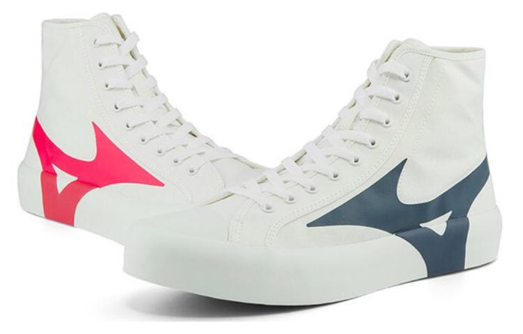 Lookbook 美津浓Courts Og Hi Leisure“白色”高帮休闲鞋 D1GH209802