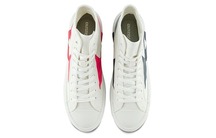 Shop 美津浓Courts Og Hi Leisure“白色”高帮休闲鞋 D1GH209802