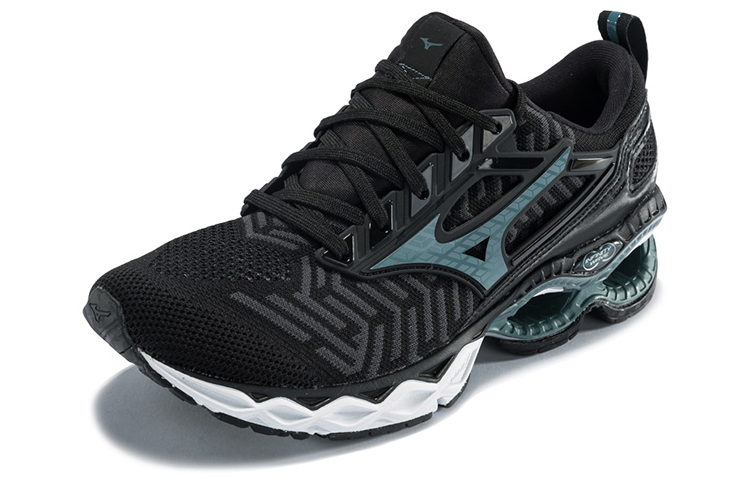 Order Mizuno Creation Waveknit 'Negro Gris' J1GC193335