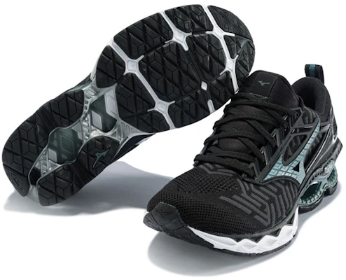 Mizuno Creation Waveknit 'Negro Gris' J1GC193335 Shop Mizuno Creation Waveknit 'Negro Gris' J1GC193335