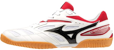 Mizuno Crossmatch Plio EV 'White Red' 81GA198562 Mizuno Crossmatch Plio EV 'White Red' 81GA198562