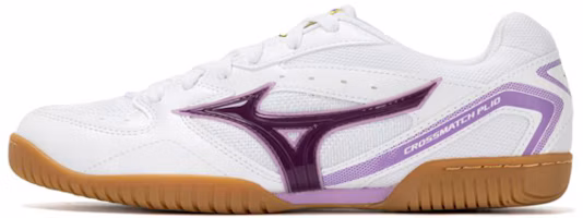 Mizuno Crossmatch Plio RX 4 Ping Pong Shoes White Purple - Comfort & Durable 81GA183042 Mizuno Crossmatch Plio RX 4 Ping Pong Shoes White Purple - Comfort & Durable 81GA183042