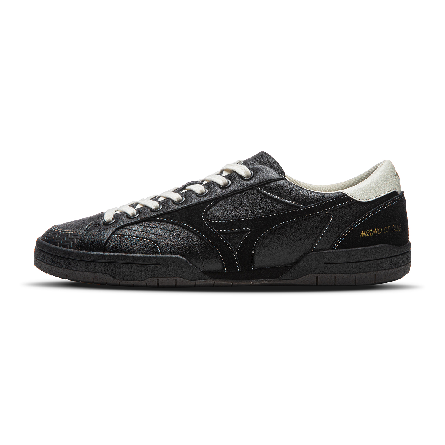 Mizuno CT Club Retro Low-Top Sneakers Black Casual Stylish Durable Soles D1GH261005