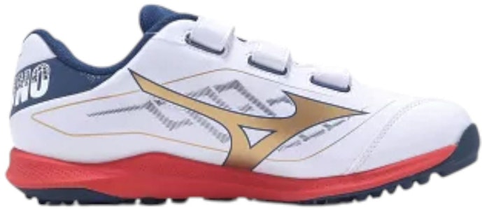 美津浓 CushionRevo DIA 宽版训练鞋 ''白蓝红'' 11GT252542 Order 美津浓 CushionRevo DIA 宽版训练鞋 ''白蓝红'' 11GT252542