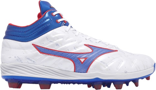 ミズノ クッションレボ プロ ミッドTPU 白/レーサーブルー 11GP243565 Buy ミズノ クッションレボ プロ ミッドTPU 白/レーサーブルー 11GP243565