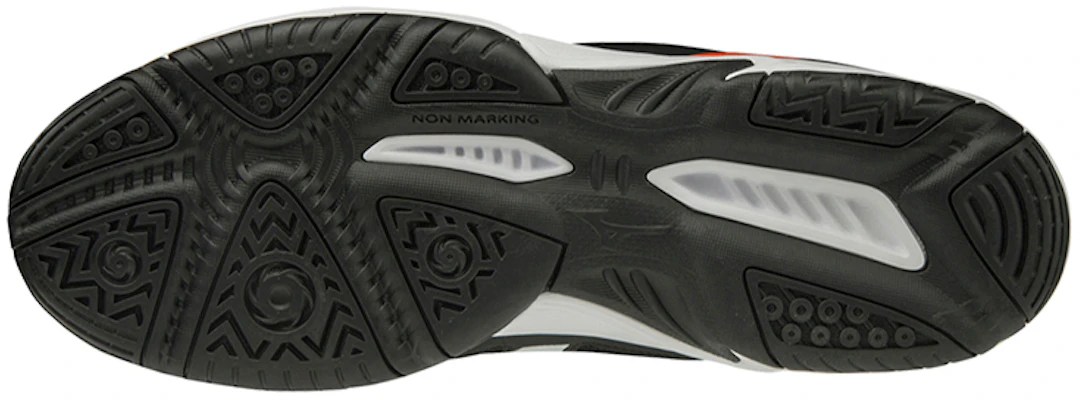 美津濃 Cyclone Speed 2 高筒排球鞋 男女同款 黑白橙 Purchase 美津濃 Cyclone Speed 2 高筒排球鞋 男女同款 黑白橙