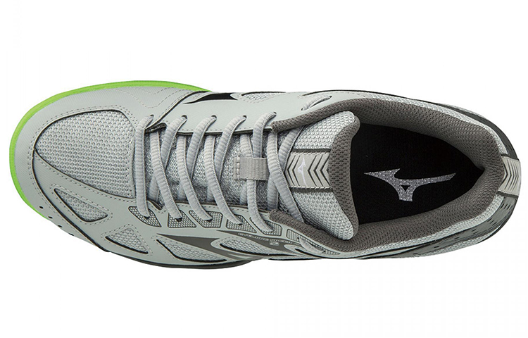 Lookbook Mizuno 風暴速度2 Jr 排球鞋 灰綠色