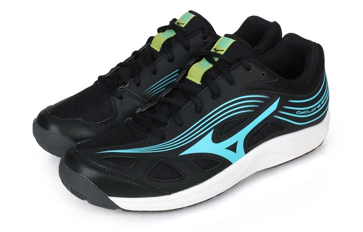 Lookbook 美津濃 Cyclone Speed 3 排球鞋 男女同款 黑藍