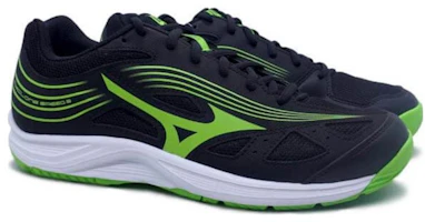 Lookbook Mizuno 颶風速度3排球鞋 男女通用 黑綠色