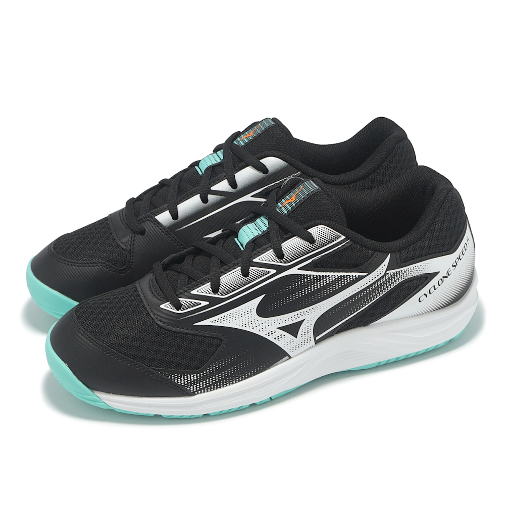 Lookbook Mizuno Cyclone Speed 5 ''Hitam Tangelo Ice Hijau'' V1GA258012