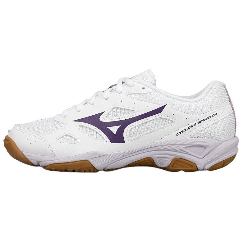 Mizuno Cyclone Speed CN Volleyball Shoes Low-Top White Purple. V1GA218135