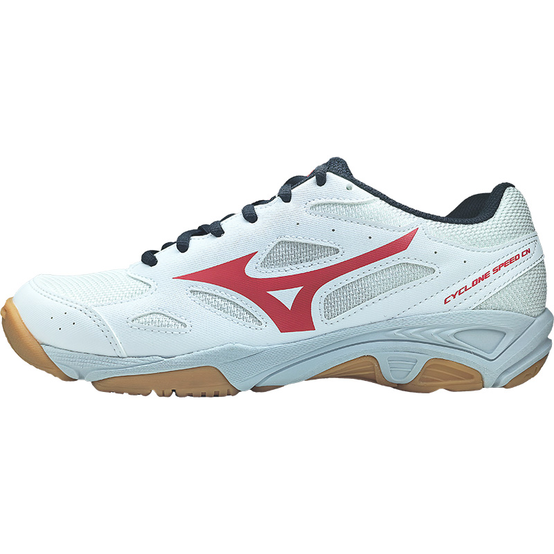 Mizuno Cyclone Speed CN White/Red Low-Top Training Shoes V1GA218121