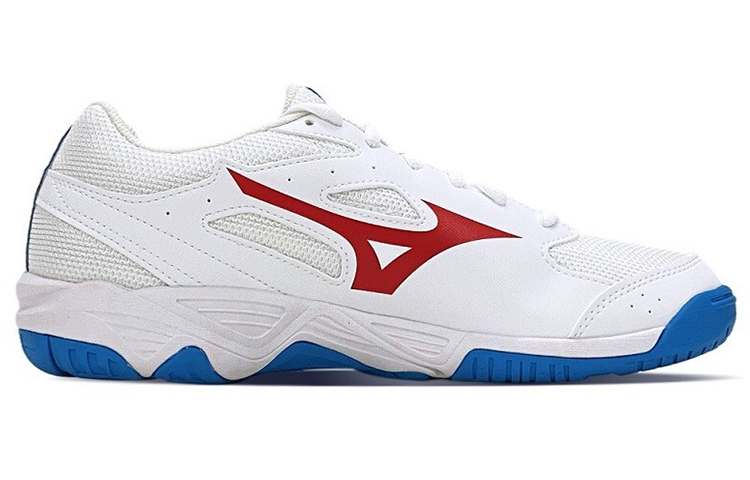 Lookbook Mizuno Cyclone Speed White Blue Red 'Non-Slip Breathable Badminton Training' V1GA218125