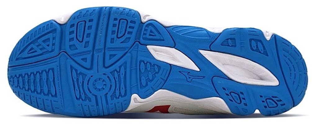 Mizuno Cyclone Speed White Blue Red 'Non-Slip Breathable Badminton Training' V1GA218125 Purchase Mizuno Cyclone Speed White Blue Red 'Non-Slip Breathable Badminton Training' V1GA218125