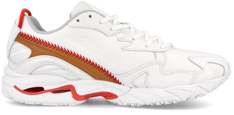 Mizuno DOE x Wave Rider 10 'White Red' D1GD201001 Order Mizuno DOE x Wave Rider 10 'White Red' D1GD201001