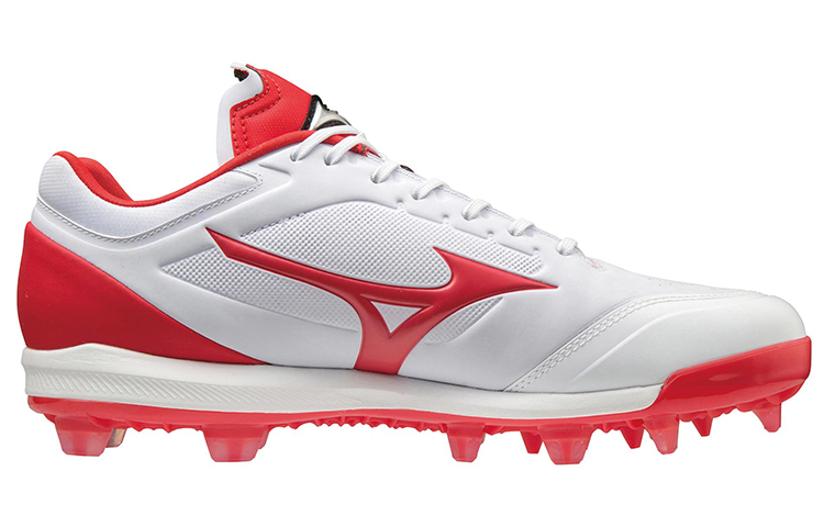 Order Mizuno Dominant 3 TPU ''Wit Rood'' 11GP202262